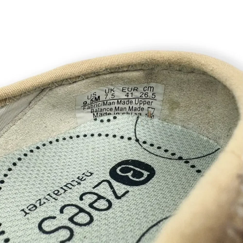 Bzees Nauralizer Tan Lightweight‎ Clog Sneaker 9.5M Comfort Breathable Platform